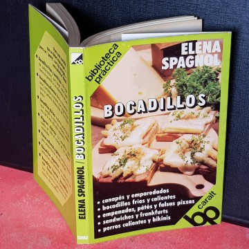 recetas de bocadillos libro cocina elena spagnol librería online