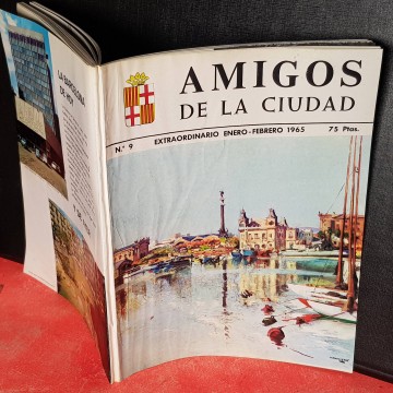 almanaque barcelona 1964 año amigos de la ciudad de barcelona revista
