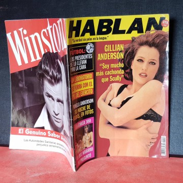 revista hablan 6 gillian anderson pamela anderson revistas antiguas
