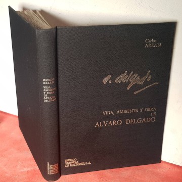 Alvaro delgado pintor catalogo arte libro antiguo usado librería