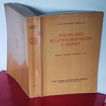 Scarabaeoidea de la fauna ibero-balear y pirenaica libro entomología