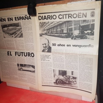 Diario Citroen 50 años en vanguardia 1970 50 aniversario periodico 2CV