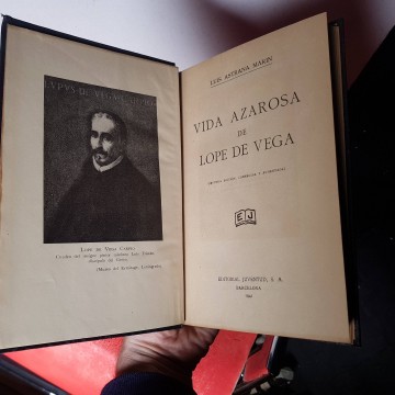 libros viejos libreria Vida azarosa de Lope de Vega Luis Astrana Marín
