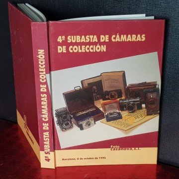 4ª subasta de cámaras de colección libro catalogo foto casanova fotos