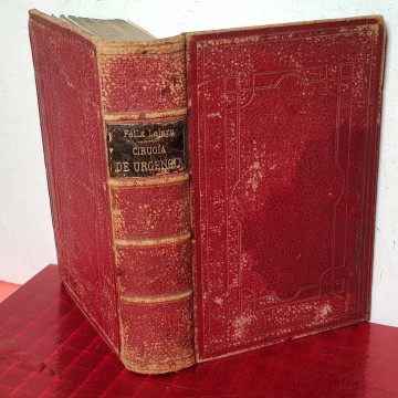libros de medicina antigujos Cirugía de urgencia, Félix Lejars libro