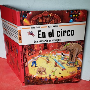 En el circo, una historia en dibujos doro gobel cuento infantil libros