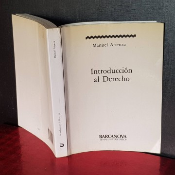 Introducción al derecho, Manuel Atienza libros judicatura leyes libro