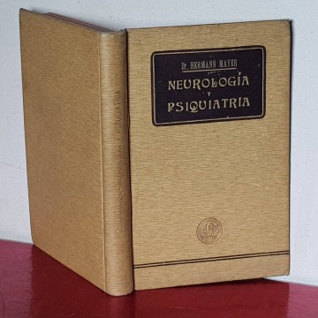 Neurología y psiquiatría, Hermann Mayer libros antiguos medicina
