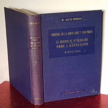 Ignasi barraquer libro oftalmología antiguo libros antiguos viejos