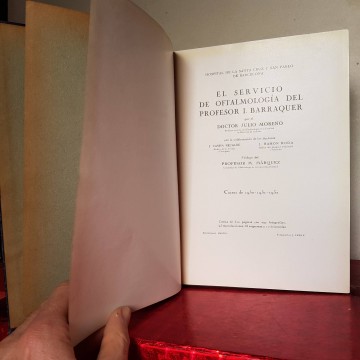 Ignasi barraquer libro oftalmología antiguo libros antiguos viejos