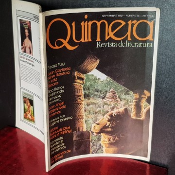 quimera 23 revistas literarias antiguas criticas libros entrevistas