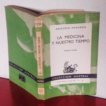 Ensayos filosofía La medicina y nuestro tiempo, Gregorio Marañón libro