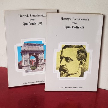 Quo vadis, Henryk Sienkiewicz planeta aula 2 tomos libros antiguos