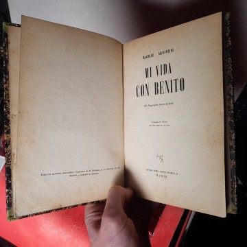Mi vida con Benito, Rachele Mussolini antigua biografía II guerra