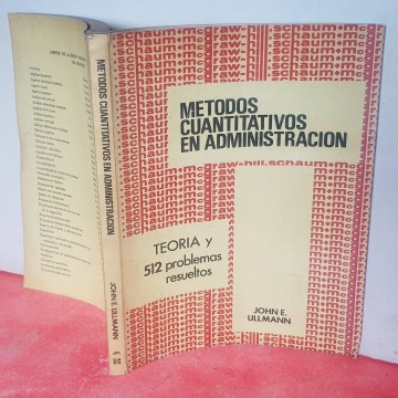 Métodos cuantitativos en la administración john e ullmann mcgraw-hill