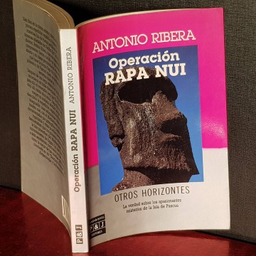 Operación Rapa Nui, Antonio Ribera isla de pascua libro viajes
