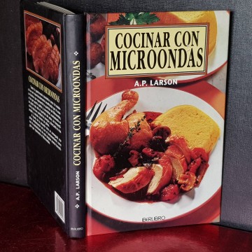 Cocinar con microondas, A.P. Larsson libro recetas cocina