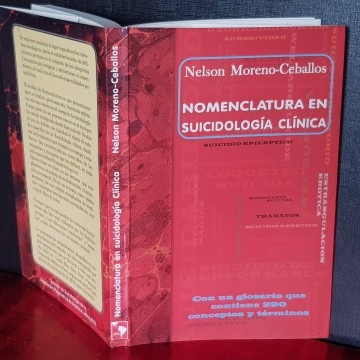 Nomenclatura en suicidología clínica Nelson Moreno diccionario