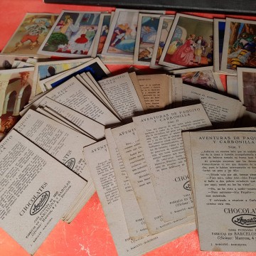 Lote 100 cromos años 30 variados chocolates amatller evaristo juncosa