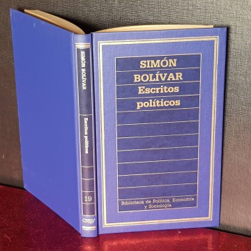 Simon bolivar libro ensayo Escritos políticos, Simón Bolívar.librería