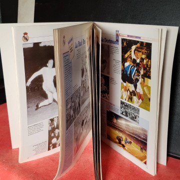 Historia de las 7 Copas de Europa  Real Madrid album cromos completo