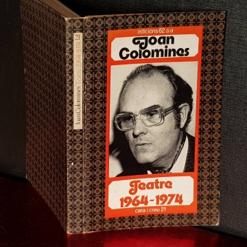 Teatre 1964 - 1974, Joan Colomines llibre obres de teatre en catala