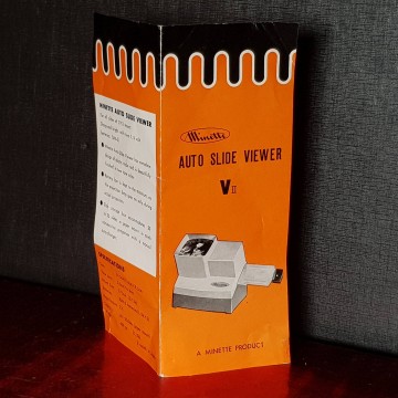 Minette auto slide Viewer V II visor diapositivas instrucciones manual