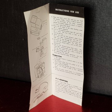 Minette auto slide Viewer V II visor diapositivas instrucciones manual