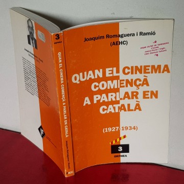 Quan el cinema començà a parlar en català llibre en catala historia