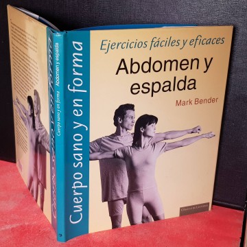 Libros gimnasia ejercicios espalda abdomen manual libro