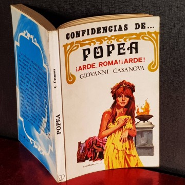 Popea, arte Roma!, Giovanni Casanova novelas antigua roma librería