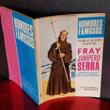 Hombres famosos, Fray Junípero Serra toray comic cristiano juvenil