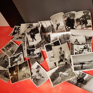 Lote fotografías antiguas domesticas familiares años 50 60.