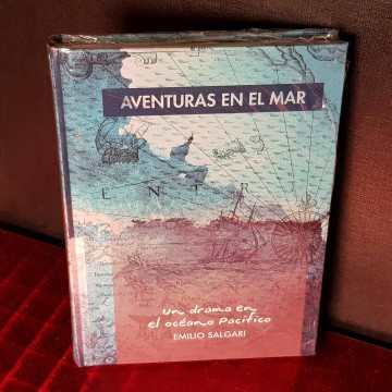 Un drama en el Océano Pacífico, Emilio Salgari novela aventuras