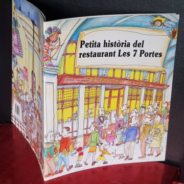 Petita història del restaurant Les 7 Portes pilarin bayes llibreria