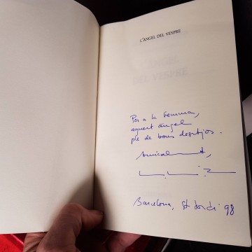 maria merce roca firma autograf llibre firmat en catala llibreria