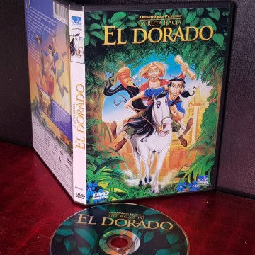 LA RUTA HACIA EL DORADO, DVD infantil pelicula dibujos animados