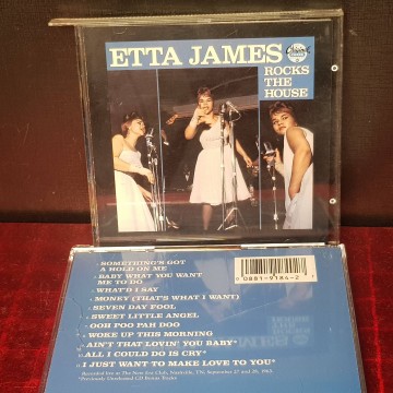 ROCKS THE HOUSE, ETTA JAMES. cd jazz soul descatalogado