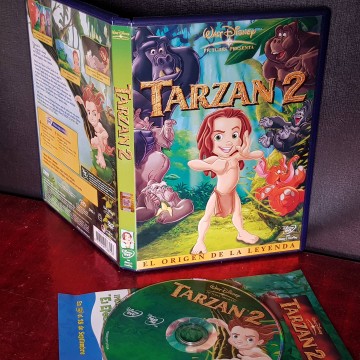 cine infantil dvd TARZÁN 2, DVD