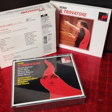IL TROVATORE, GIUSEPPE VERDI, CD plácido domingo 2 cds james levine