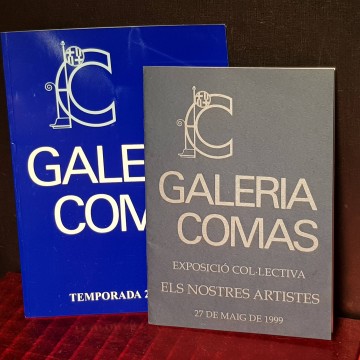 LOT 2 CATÀLEGS GALERIA COMAS els nostres artistes temporada 2001 art