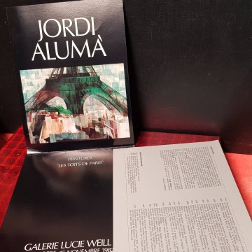 LES TOITS DE PARIS, JORDI ALUMÀ. exposición arte pintura catalogos