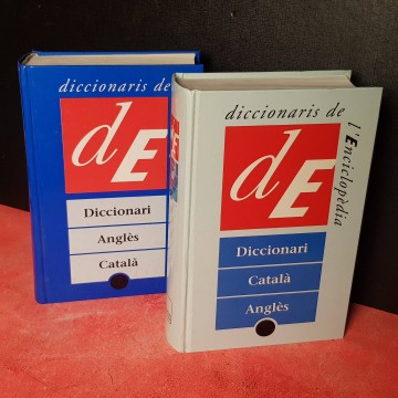 DICCIONARI CATALÀ / ANGLÈS I ANG. / CAT.llibres en catala antics