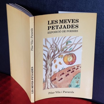 PILAR VILA I PARAROLS LES MEVES PETJADES, poesia llibre  (FIRMAT).