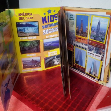 ÁLBUM CROMOS NATIONAL GEOGRAPHIC KIDS completo albumes cromos usados