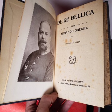 DE RE BELLICA, ARMANDO GUERRA I guerra mundial libros antiguos usados