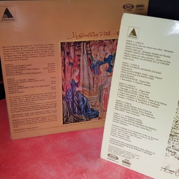ANTOLOGÍA DE MÚSICA ANTIGUA ARAGONESA, VINILO LP. I y II vinilos lps