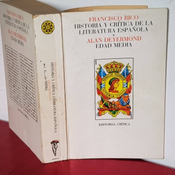 HISTORIA Y CRÍTICA DE LA LITERATURA ESPAÑOLA I, EDAD MEDIA. francisco