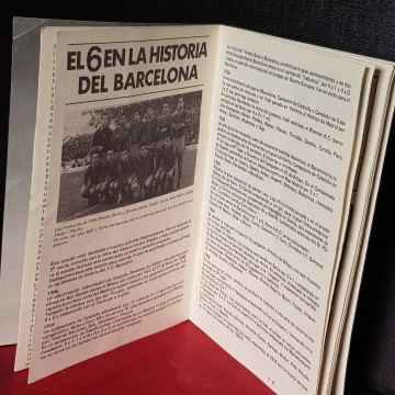 PROGRAMA OFICIAL SPORTING DE GIJÓN - F.C. BARCELONA. 1976 barçamanía