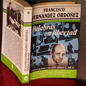libros transsicón española PALABRAS EN LIBERTAD, FERNÁNDEZ ORDÓÑEZ.